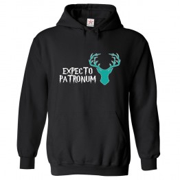Expecto Patronum Classic Unisex Kids and Adults Pullover Hoodie For Sci-Fi Movie Fans							 									 									